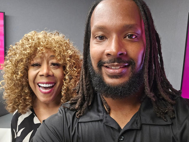 Jarrod Hill with Patty Jackson