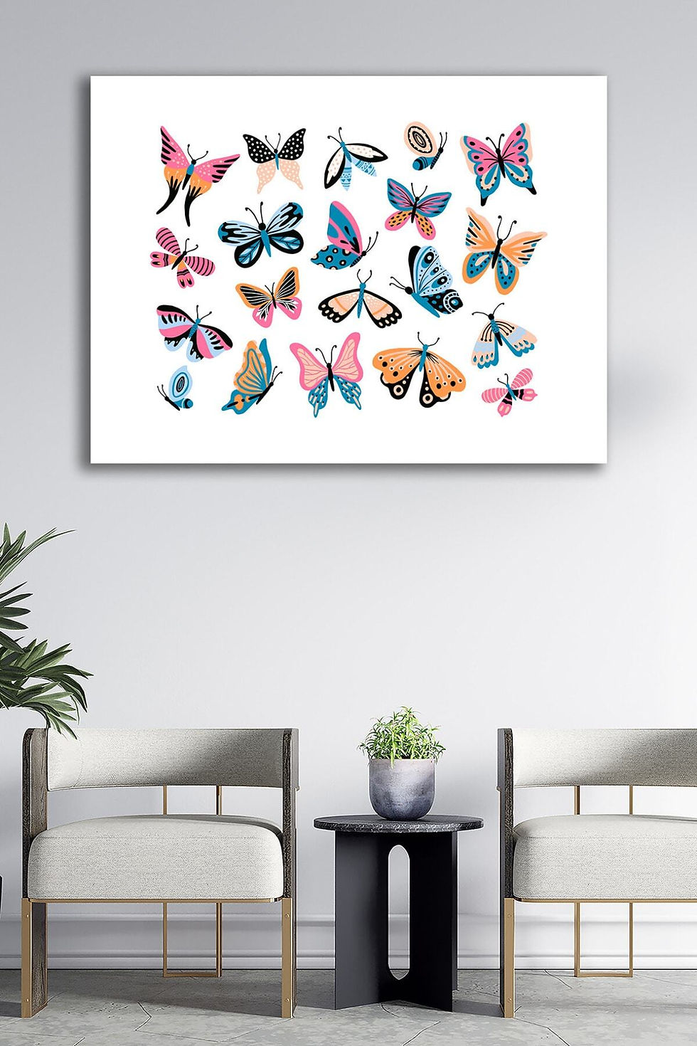 Kanvas Tablo Hayvanlar Dekoratif Duvar Tablosu Baskılı