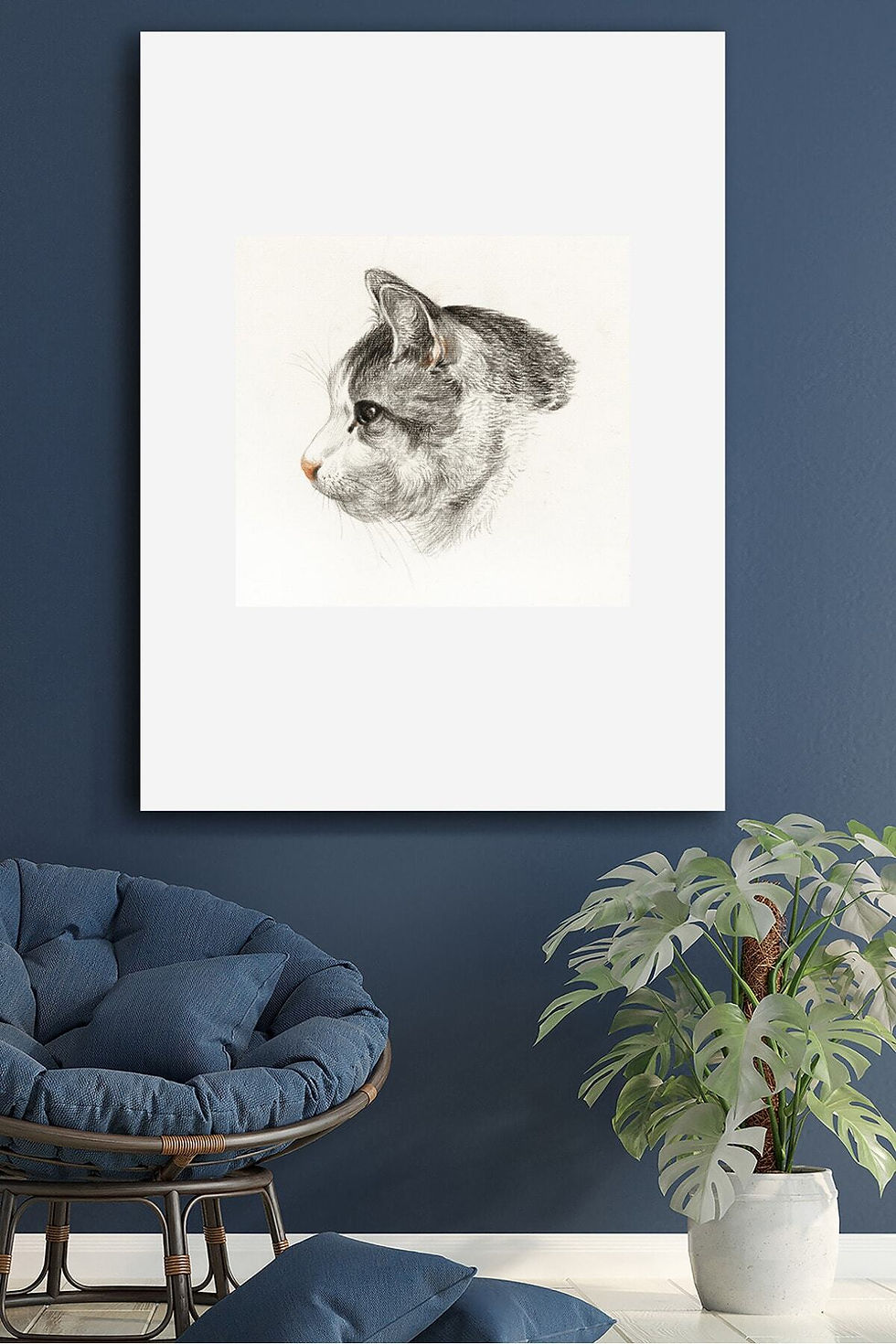 Kanvas Tablo Hayvanlar Dekoratif Duvar Tablosu Baskılı