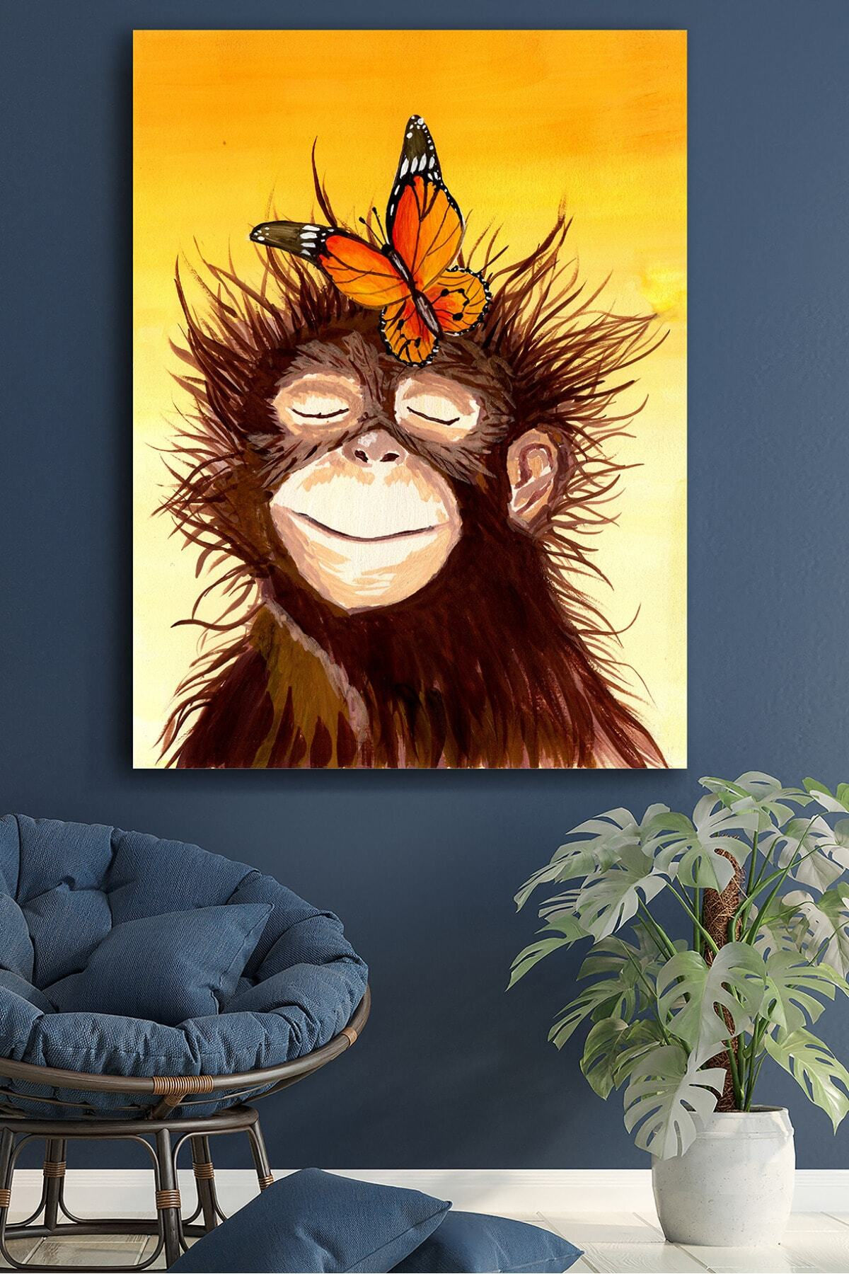 Kanvas Tablo Hayvanlar Dekoratif Duvar Tablosu Baskılı