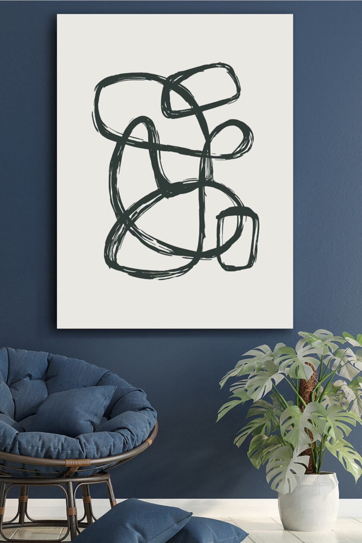 Kanvas Tablo Resim Soyut Modern Dekoratif Duvar Tablosu Baskılı