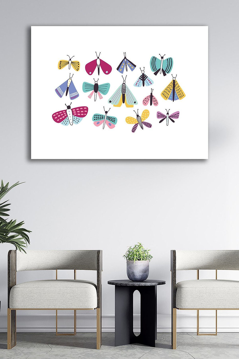 Kanvas Tablo Hayvanlar Dekoratif Duvar Tablosu Baskılı