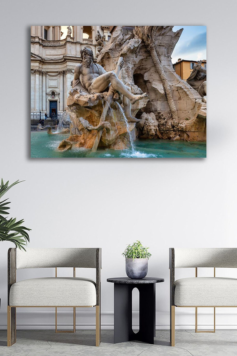 Kanvas Tablo Manzara Doğa Şehir Dekoratif Duvar Tablosu Baskılı