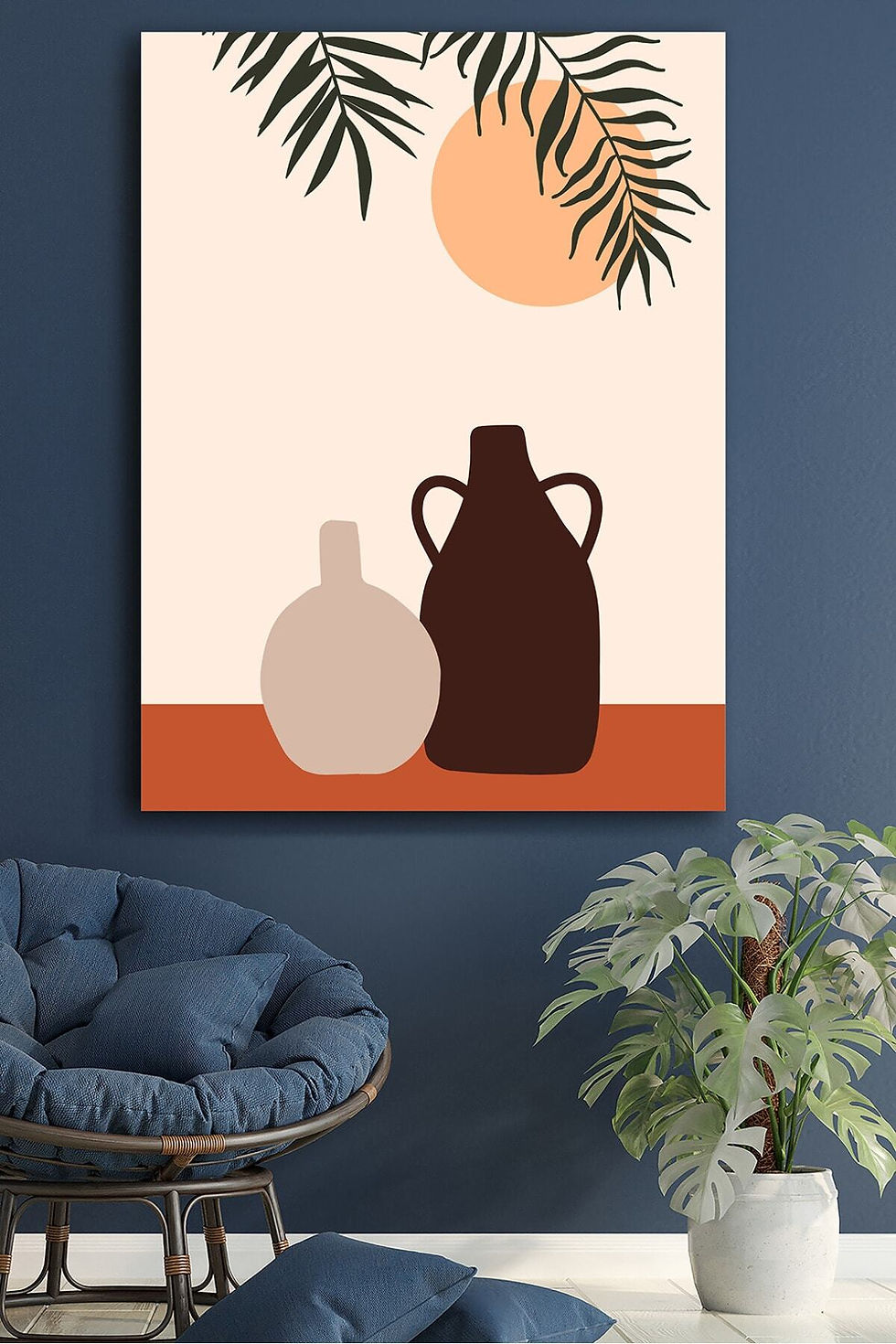 Kanvas Tablo Resim Soyut Modern Dekoratif Duvar Tablosu Baskılı