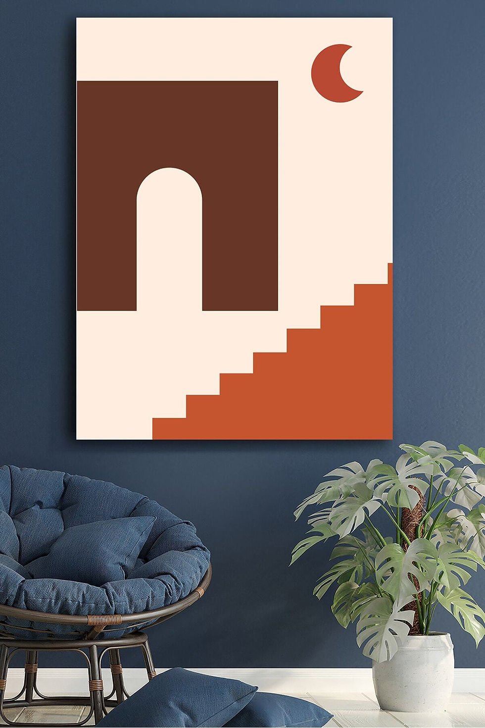 Kanvas Tablo Resim Soyut Modern Dekoratif Duvar Tablosu Baskılı