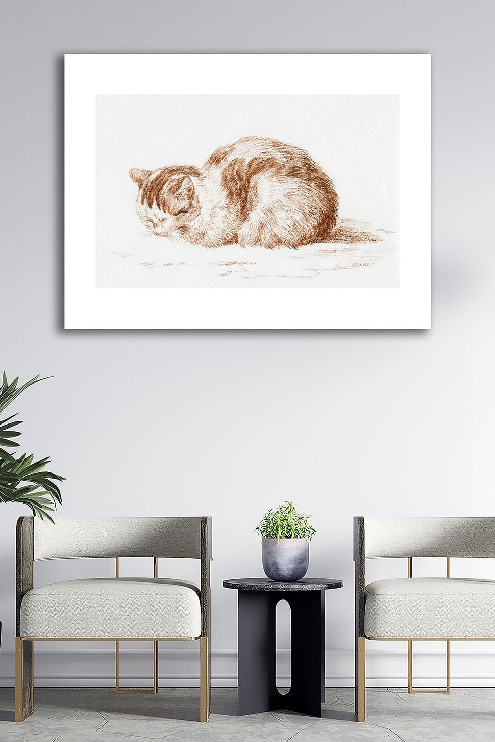 Kanvas Tablo Hayvanlar Dekoratif Duvar Tablosu Baskılı