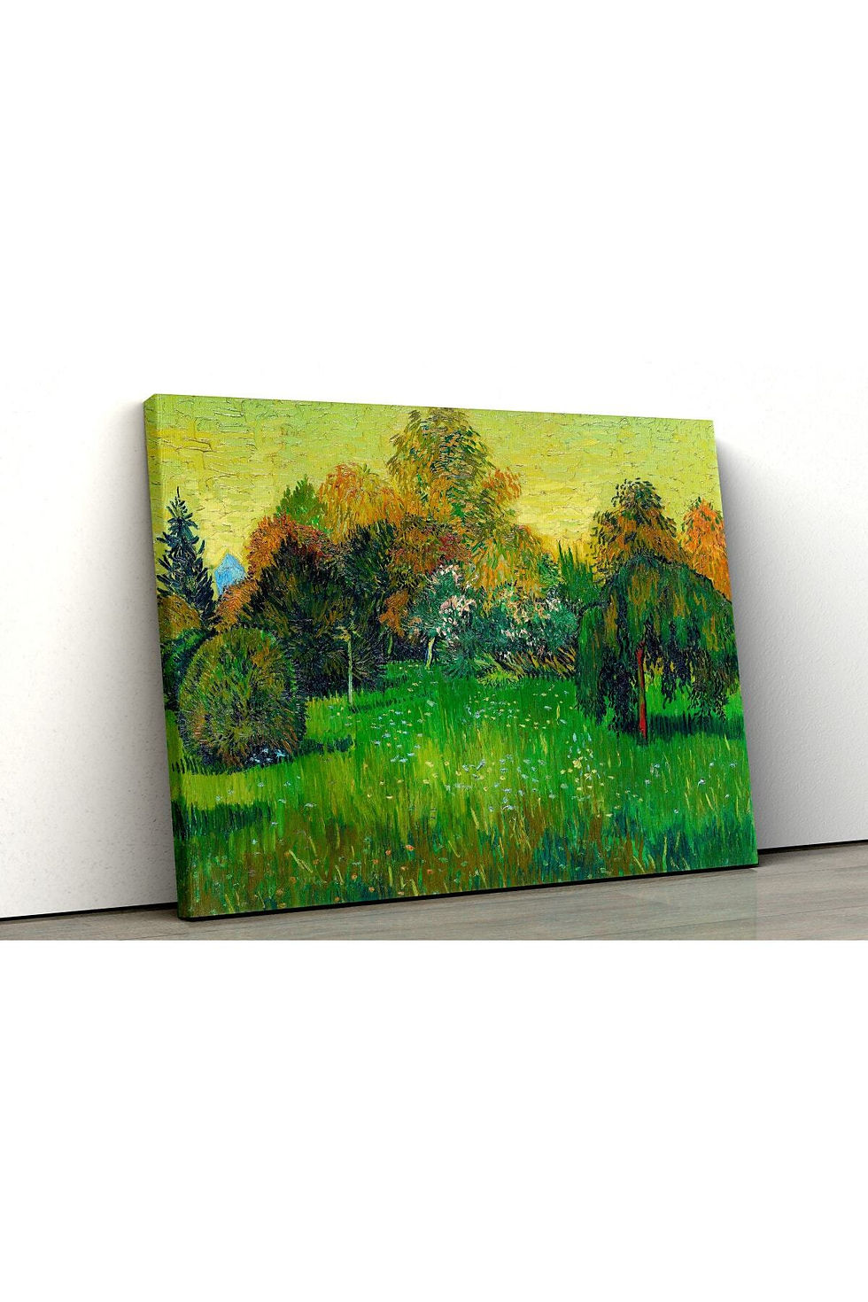 Kanvas Tablo Resim Van Gogh Ağaçlar Doğa Duvar Tablosu Baskılı