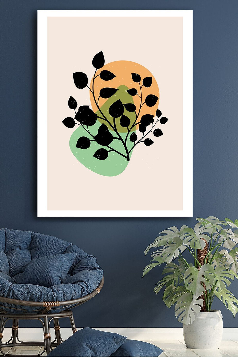 Kanvas Tablo Resim Soyut Modern Dekoratif Duvar Tablosu Baskılı