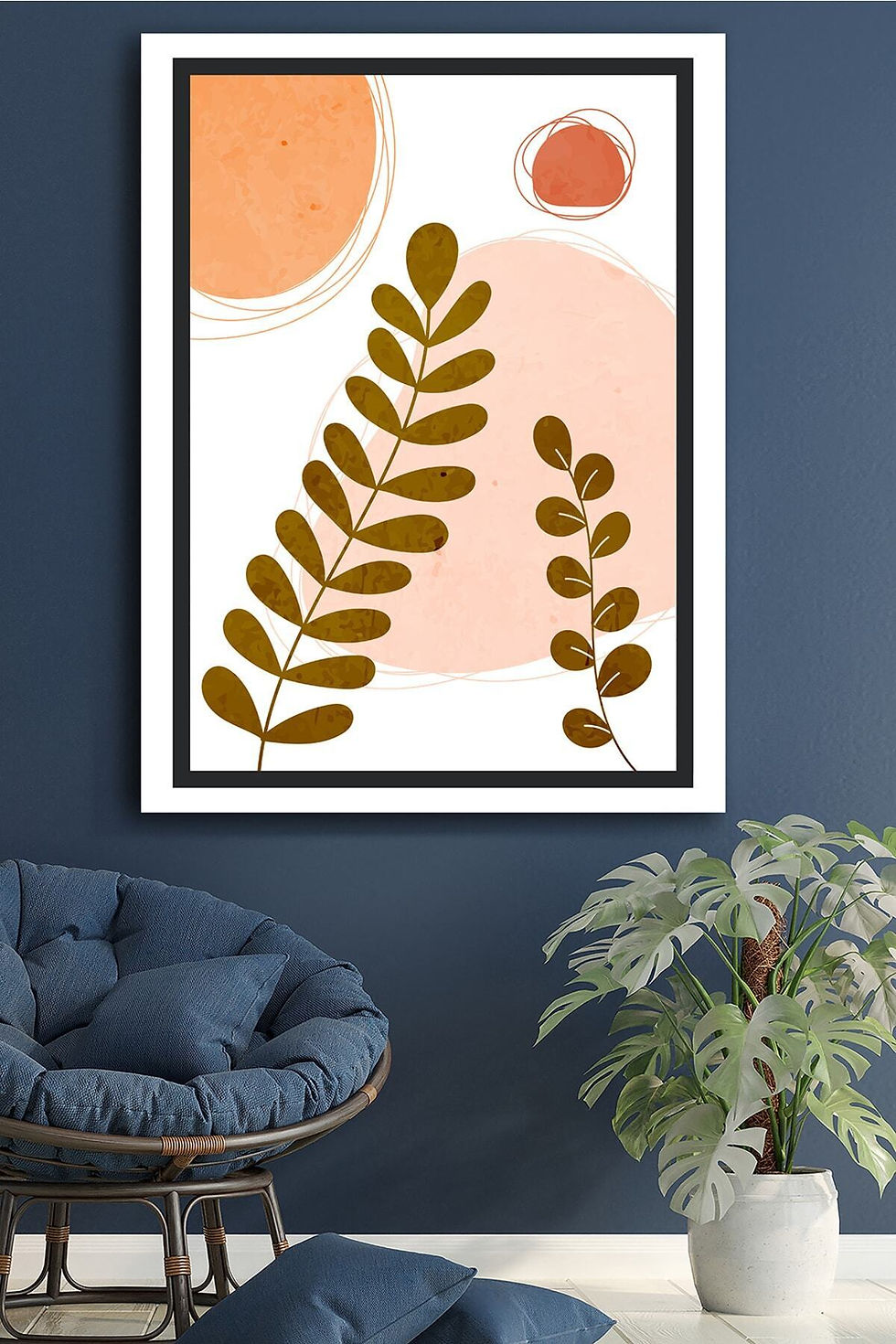 Kanvas Tablo Resim Soyut Modern Dekoratif Duvar Tablosu Baskılı