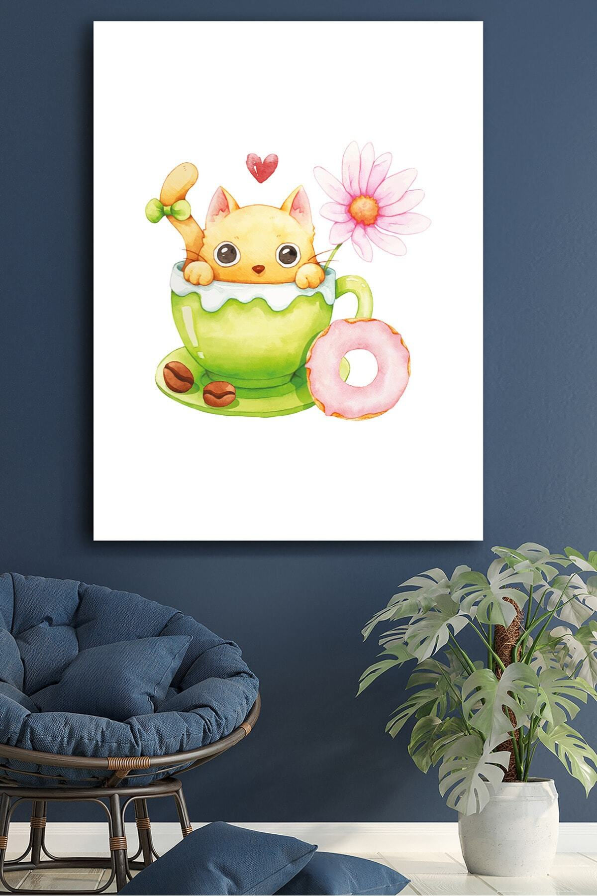 Kanvas Tablo Hayvanlar Dekoratif Duvar Tablosu Baskılı