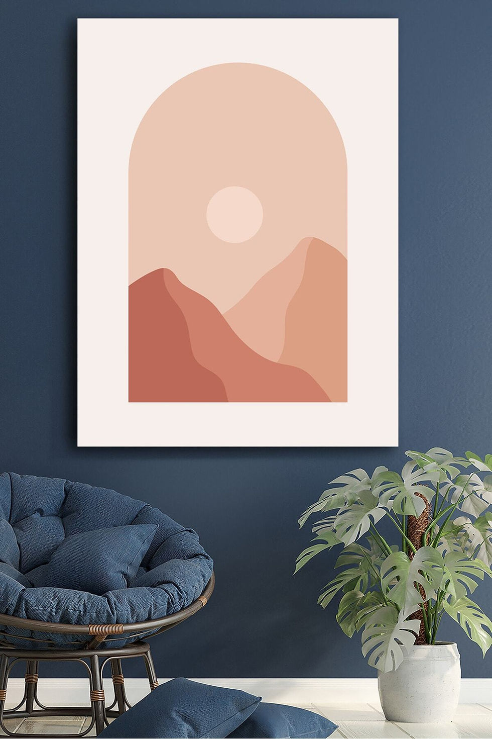 Kanvas Tablo Resim Soyut Modern Dekoratif Duvar Tablosu Baskılı