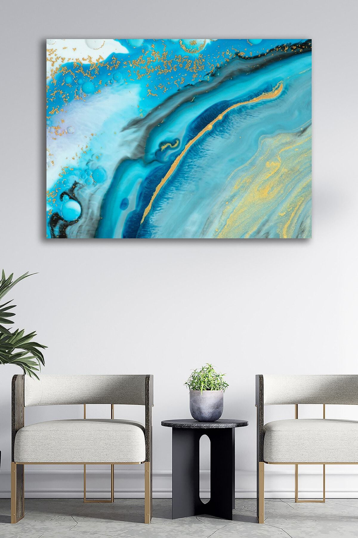 Kanvas Tablo Resim Soyut Modern Dekoratif Duvar Tablosu Baskılı