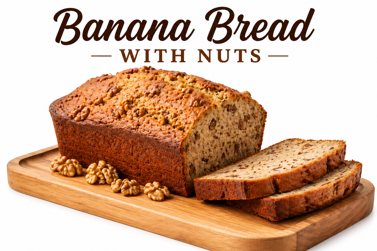 Banana Bread - with Nuts