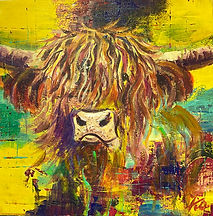 Highland Cow with Yellow.jpg