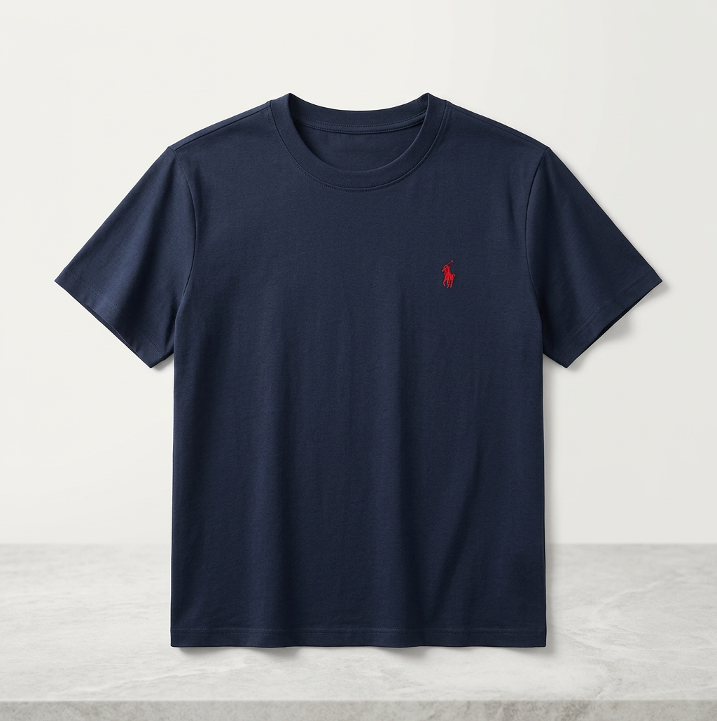 100% cotton men's short sleeve T-shirt fashion brand Paul Pony embroidery summer