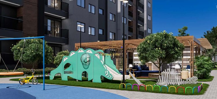 Miniatura: Apartamento na planta com dois quartos em Barra Velha