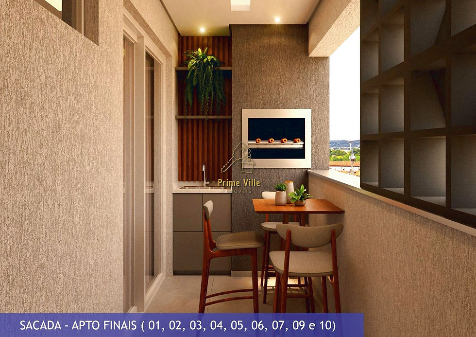 Miniatura: Apartamento com Giardino no Bairro Fátima em Joinville – Santa Catarina