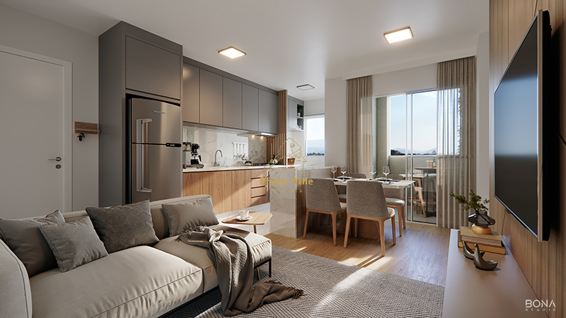 Miniatura: Apartamento sacada com churrasqueira no bairro Glória