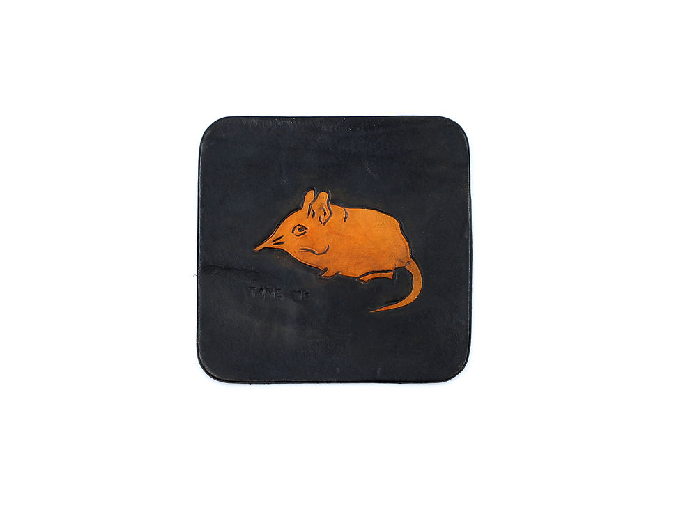 Thumbnail: Leather Coaster (square)