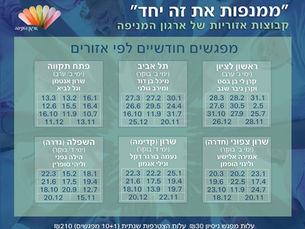 "ממנפות את זה יחד"                             קבוצות אזוריות של ארגון המניפה      