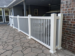 White with Grey Slats Vinyl 