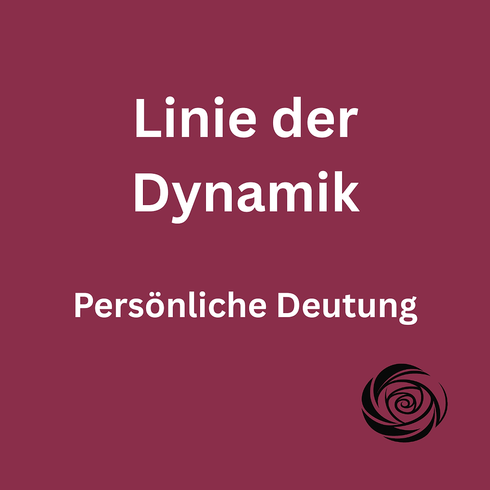 Linie der Dynamik - Eine Klarheit über die Bewegung, die wirkt.
