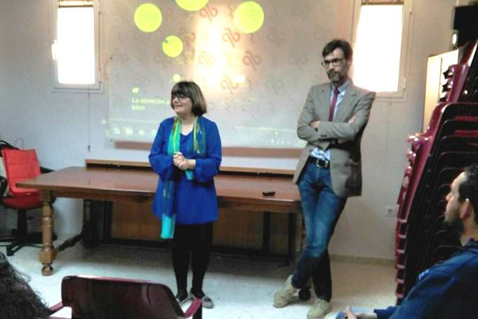 Un momento de la charla
