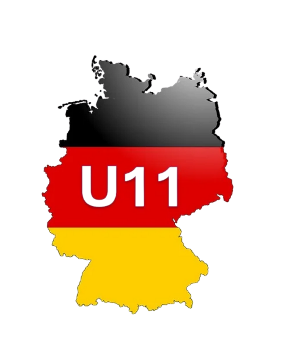 U11 jeugdvoetbaltoernooi Duitsland