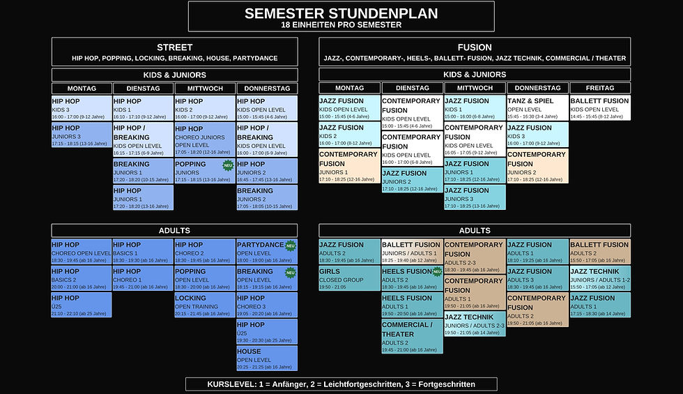 Stundenplan Wintersemester 25_26