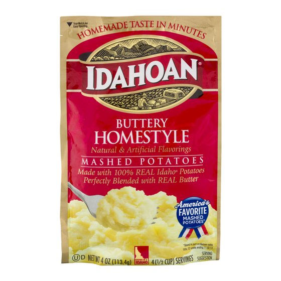Idahoan Buttery Homestyle Mashed Potatoes....4oz