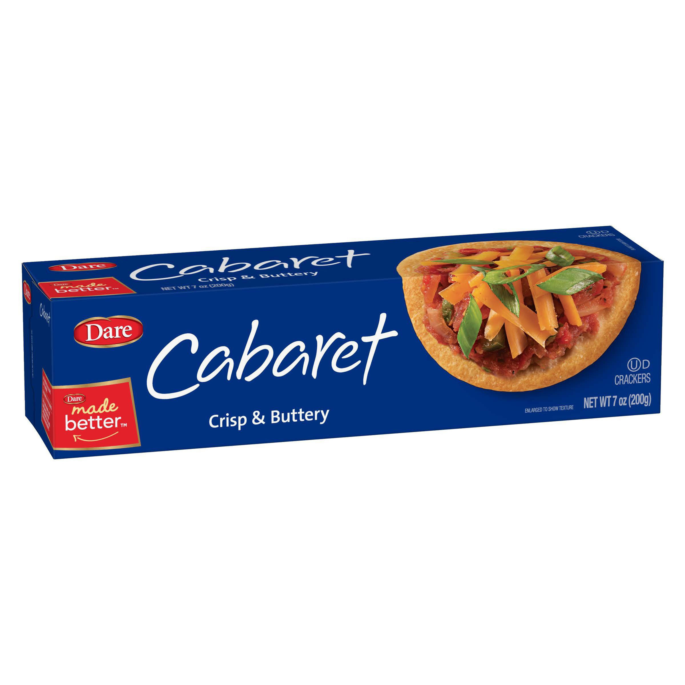 Dare Cabaret Crisp & Buttery Crackers....1 box