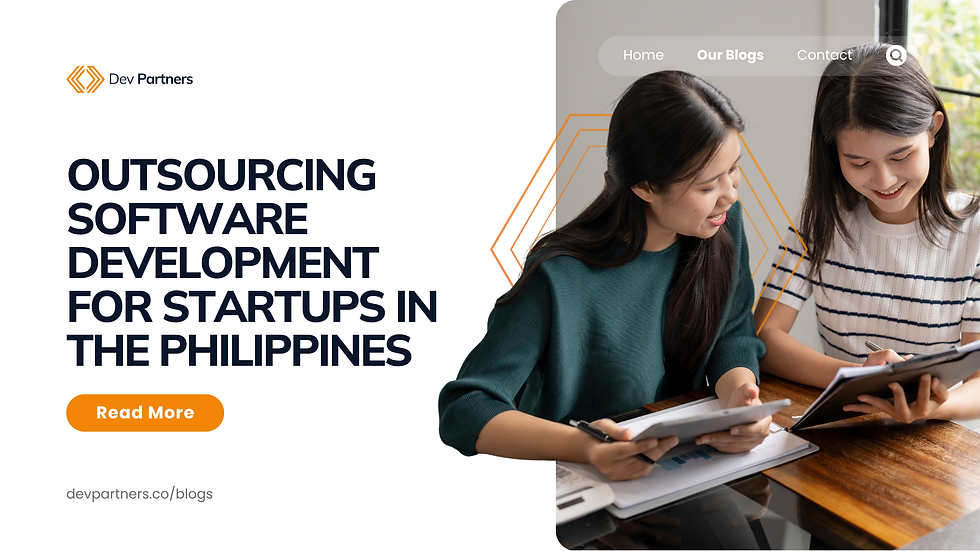 startup team outsourcing software development to the Philippines with Dev Partners