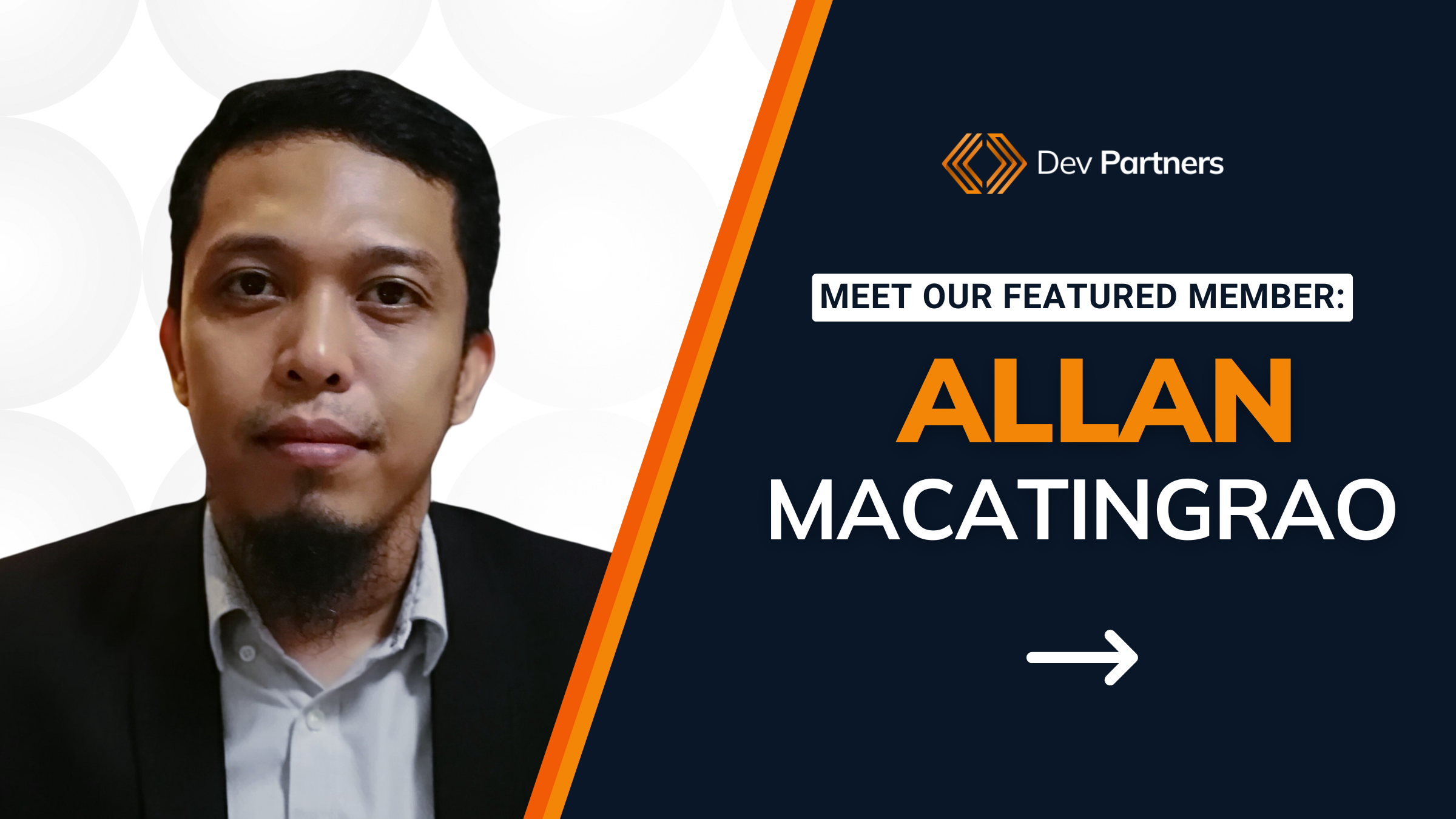 Featured Team Member - Allan Macatingrao