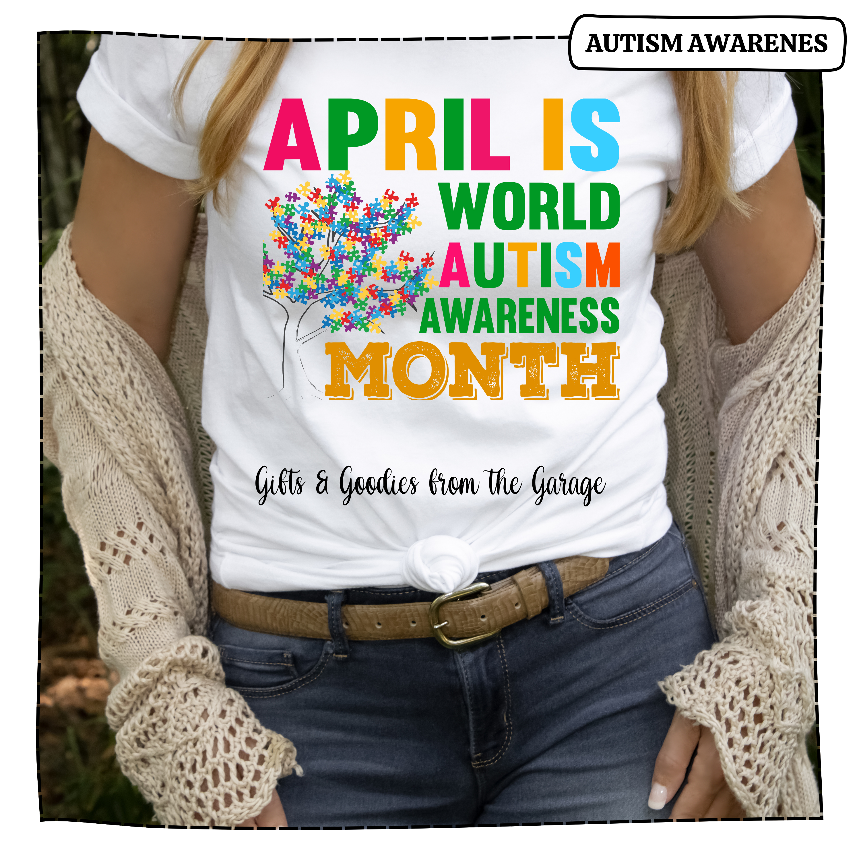 April Is World Autism Awareness Month Tee