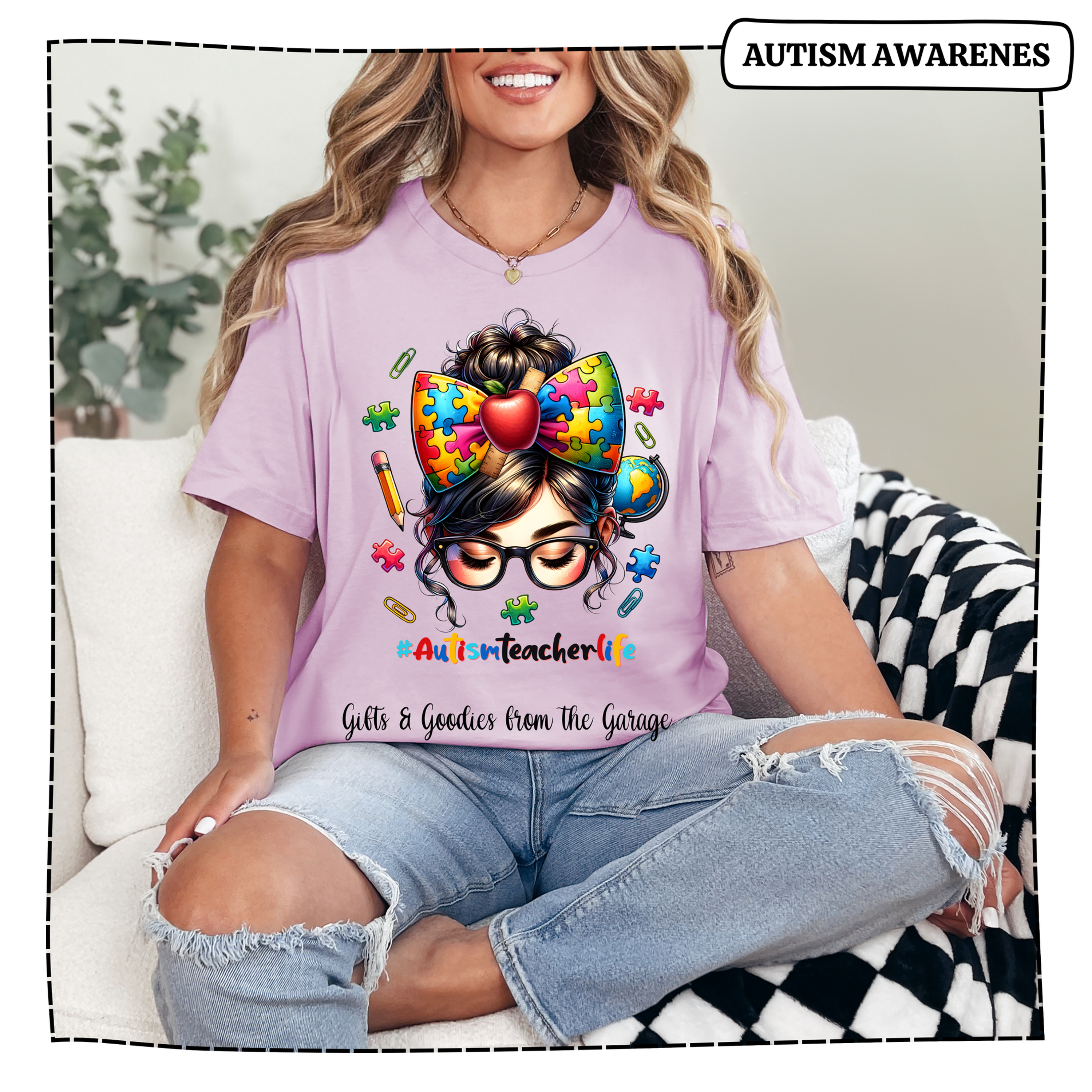 Autism Teacher Tee