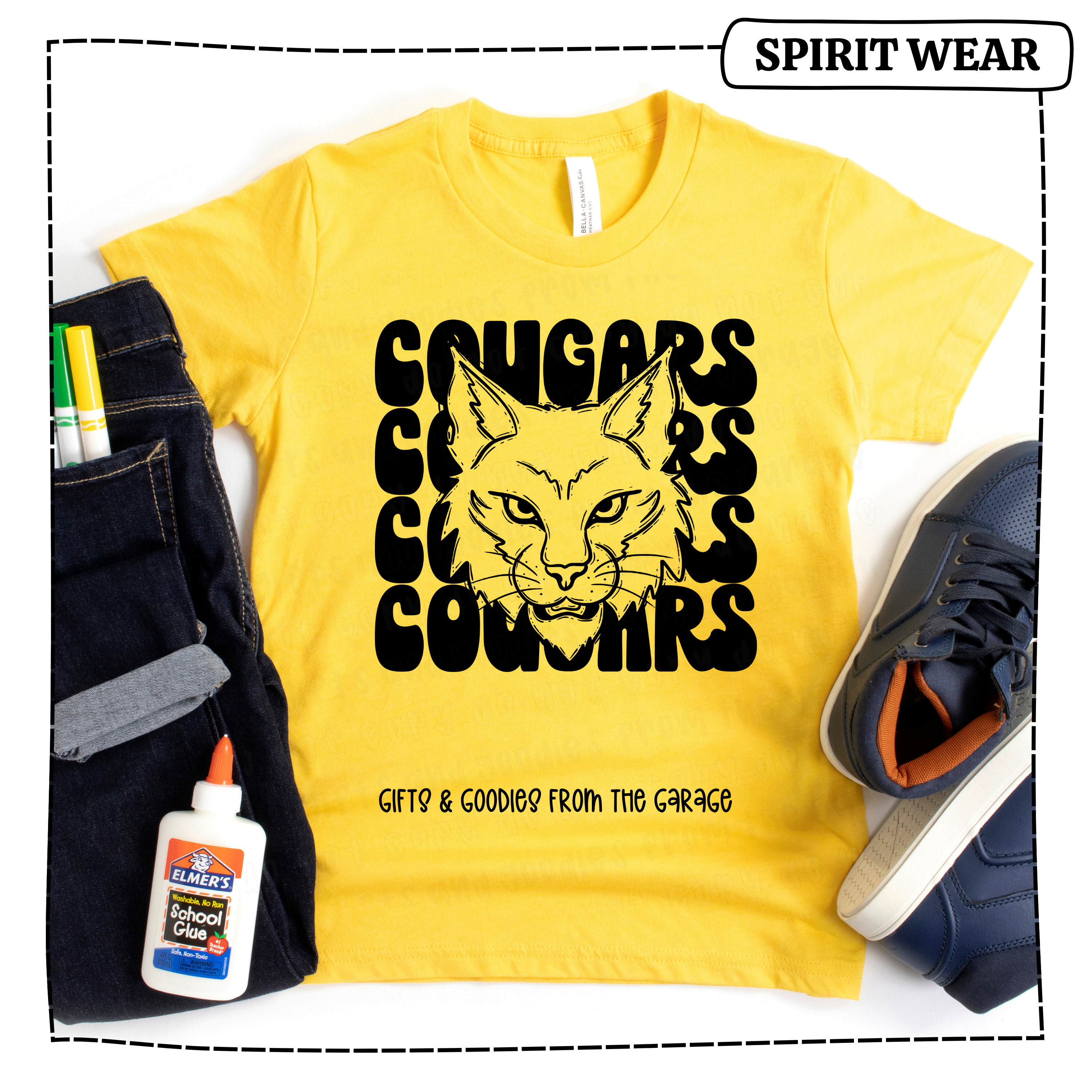 Mascot Stack - Cougars [YOUTH]