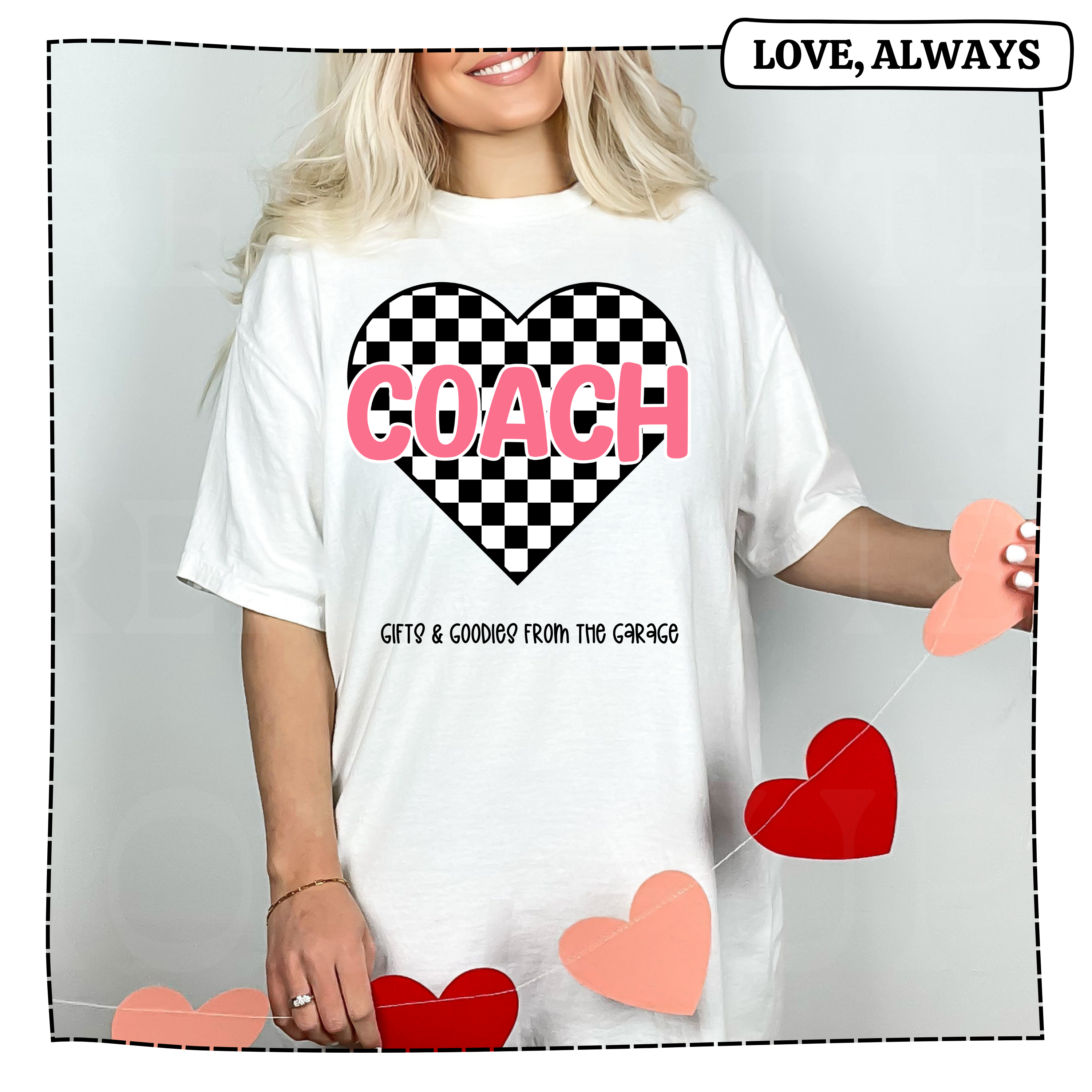 Checkered Role Call - Coach Pink