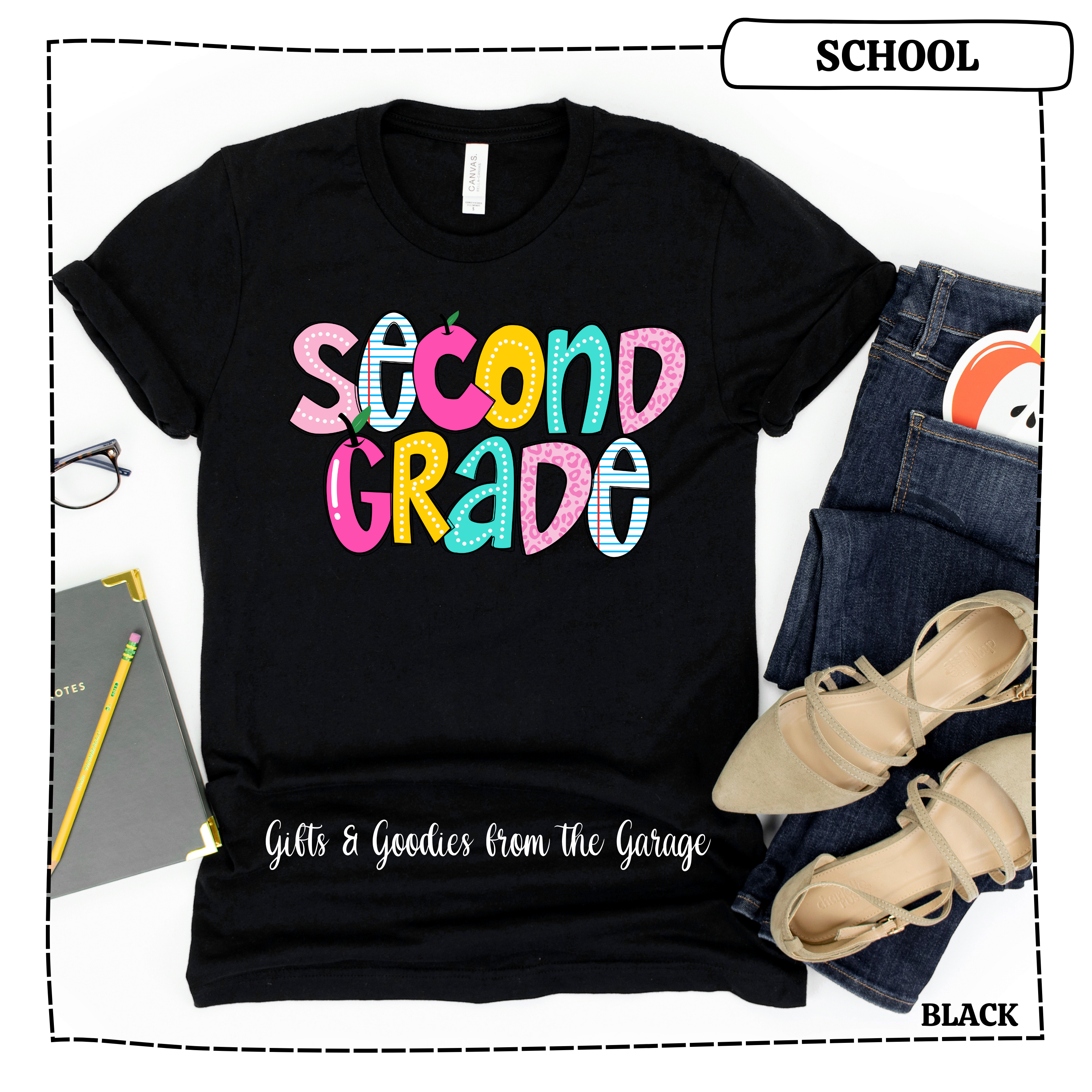 Grade Level Glow Tee - 2nd Grade