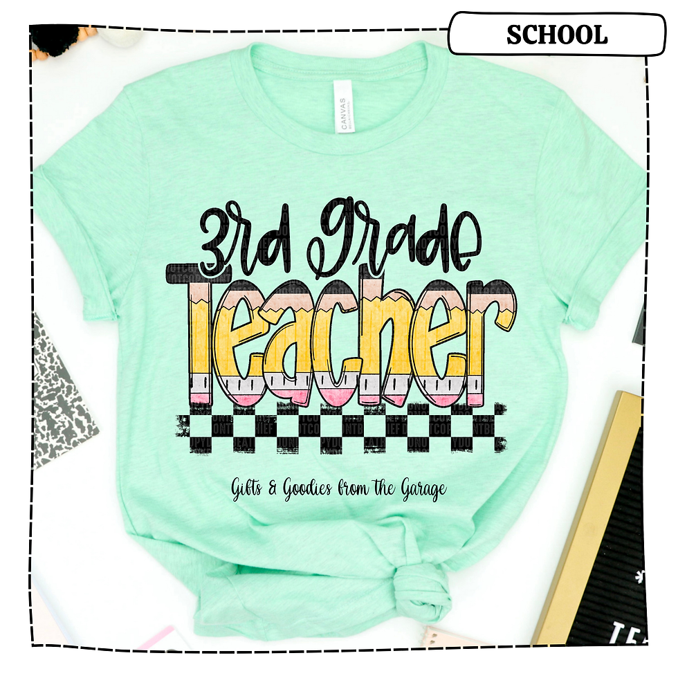 Sharp As a Pencil: Teacher Tee - 3rd Grade