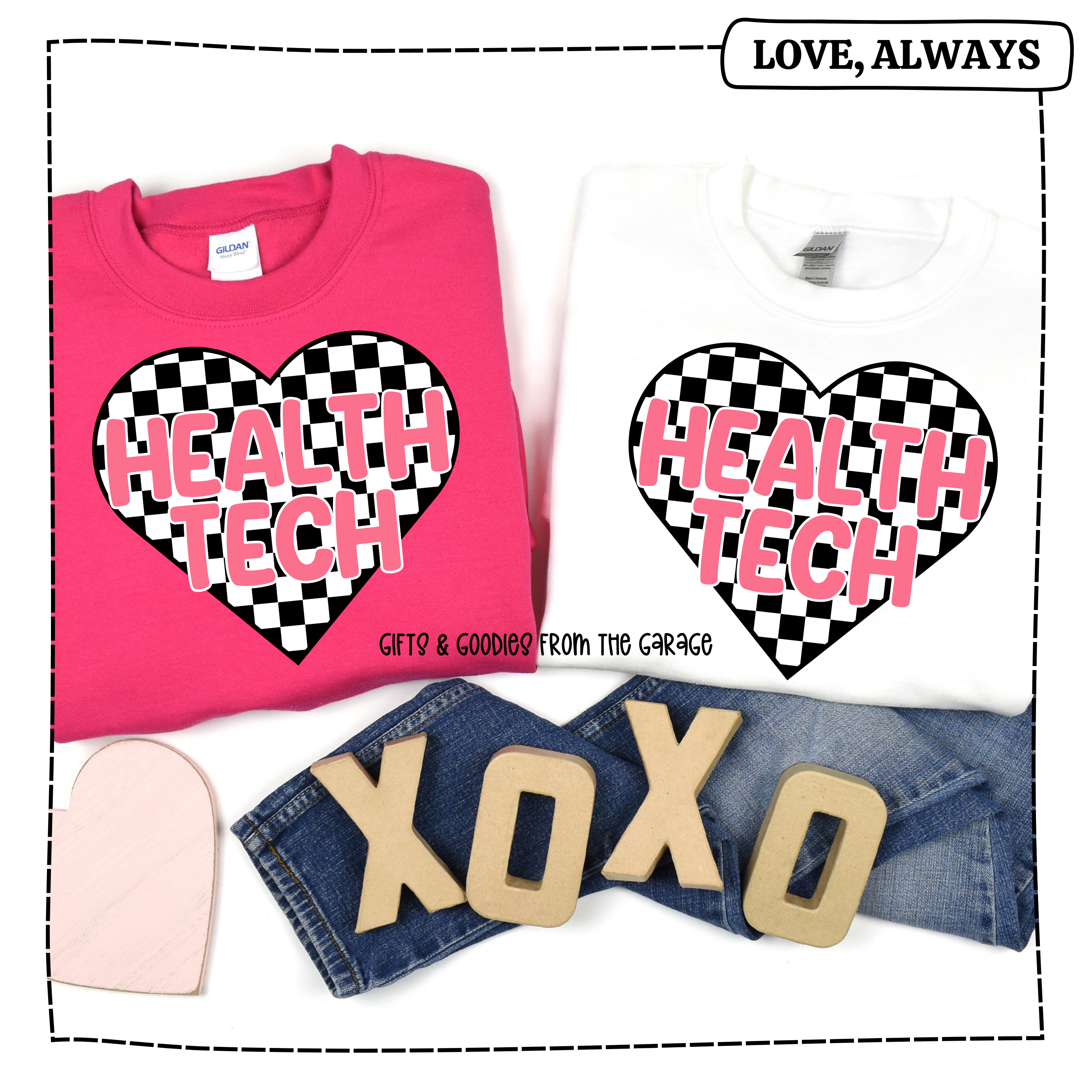 Checkered Role Call - Health Tech Pink