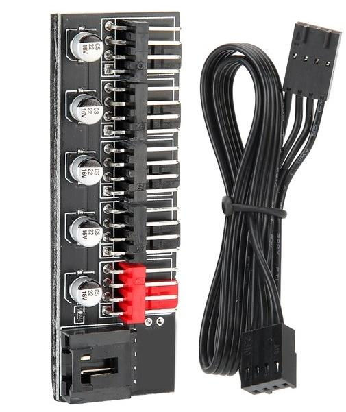 Fan Çoklayıcı 5 Port Y PWM Splitter 4 pin Hub Cpu Kablo Çoğaltıcı