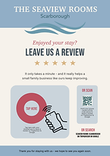 NFC powered review capture posters