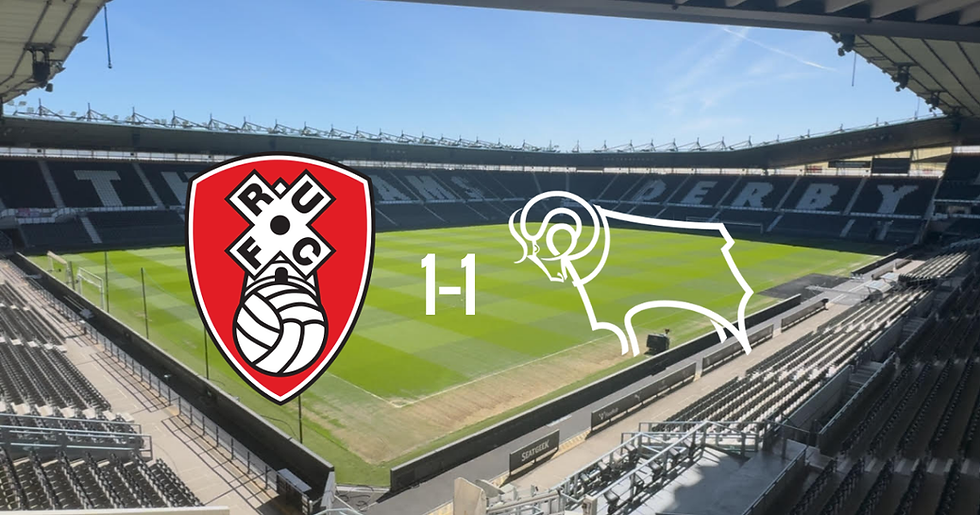 Rotherham United 1-1 Derby County