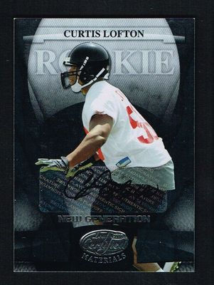 Curtis Lofton 2008 Donruss Playoff New Generation signed autograph auto Card