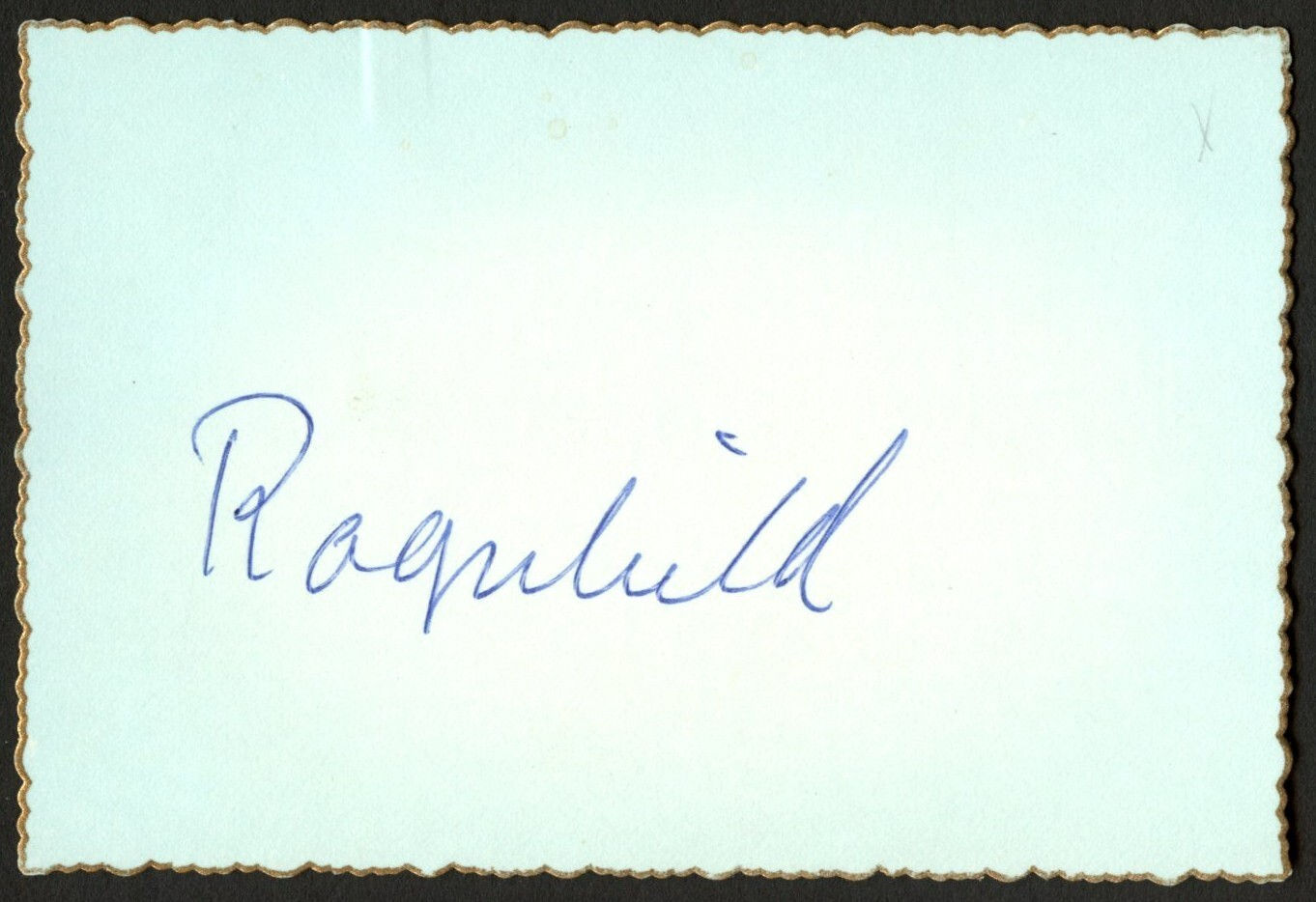 Princess Ragnhild d2012 signed autograph 3x5 Cut Child of King Olav V of Norway
