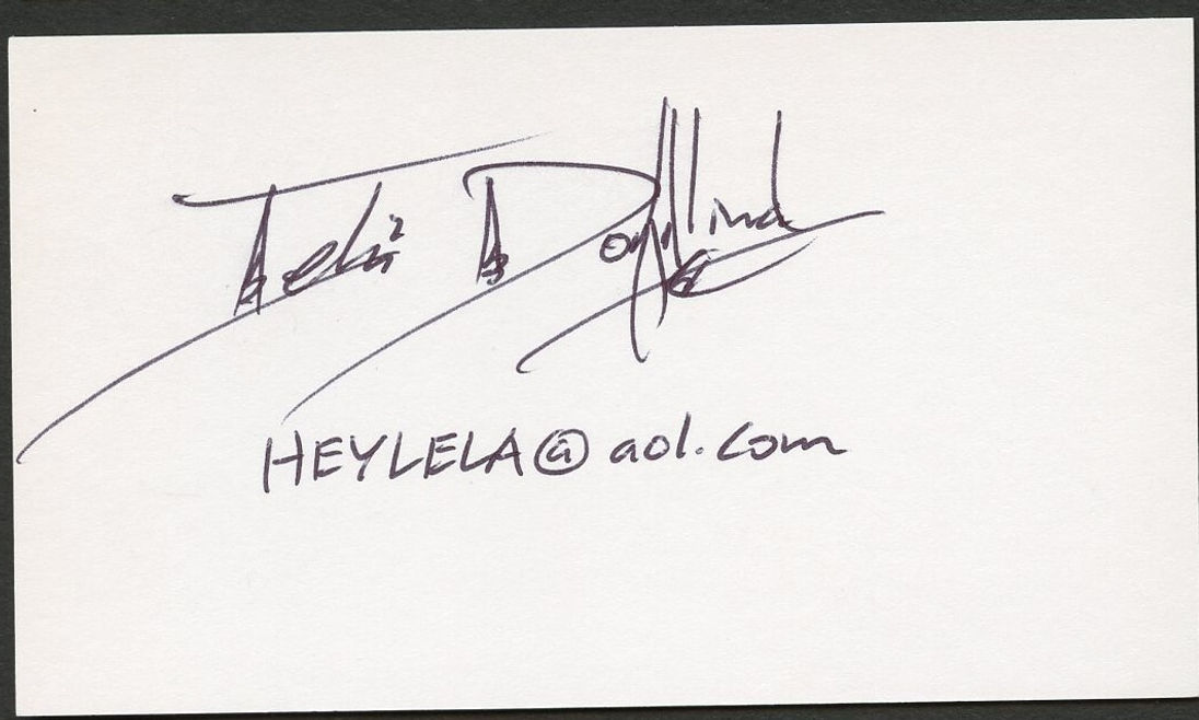 Lela Dowling signed autograph Illustrator & Cartoonist Business Card BC694