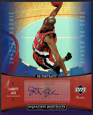 Jarrett Jack signed autograph auto 2005-06 Upper Deck 8x10 Signature Portraits