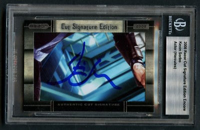 Kevin Sorbo Actor Hercules signed autograph auto 2008 Razor Cut Signature Encore