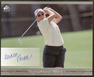 Karen Stupples signed 2005 UD SP Signature Shots 8x10