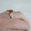 Thumbnail: 14k Oval Citrine & Diamond Accented Ring